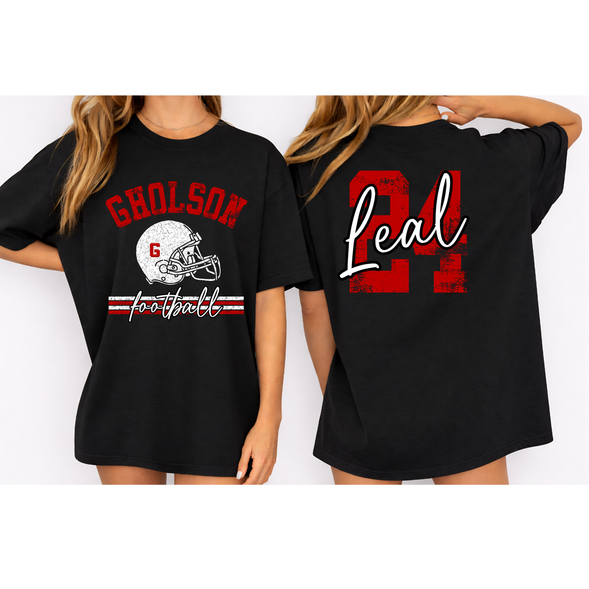 Gholson Football Personalized Player Tee