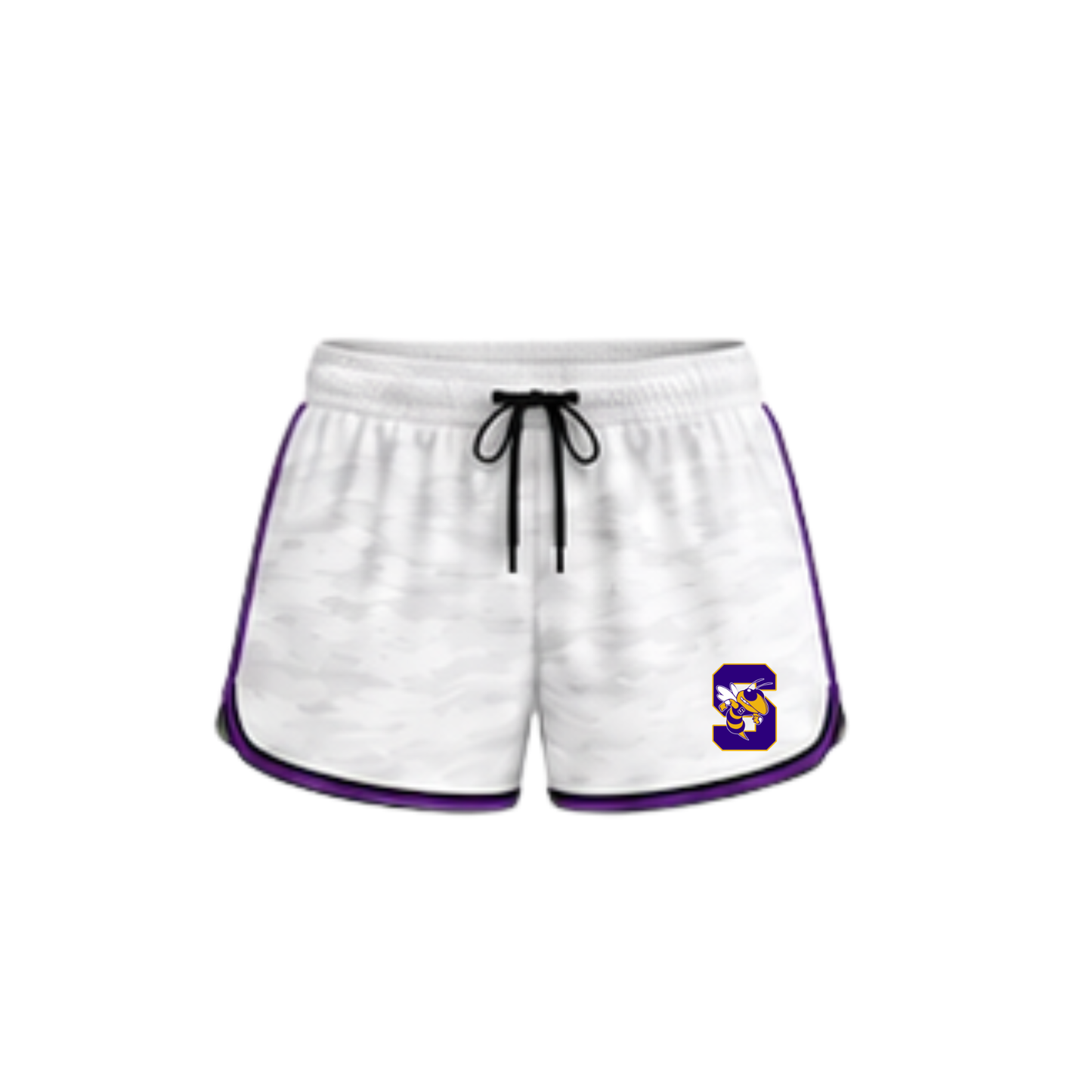Tucamcari White Camo Yellowjackets Women's Performance Shorts