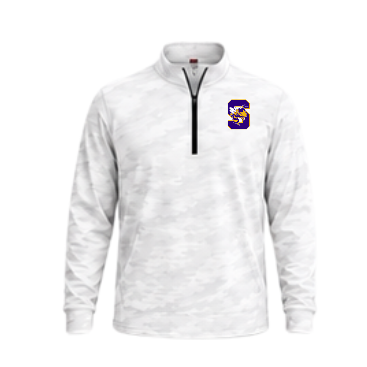 Sabinal White Camo Quarter-Zip