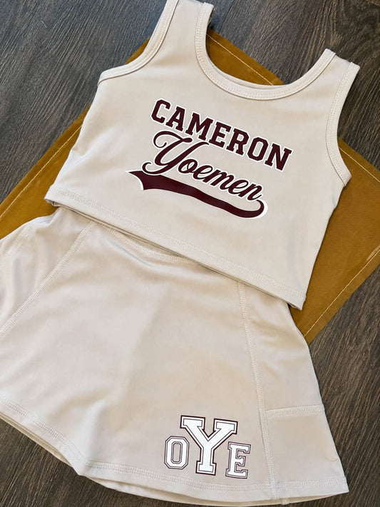Athletic Cheer Skort Set