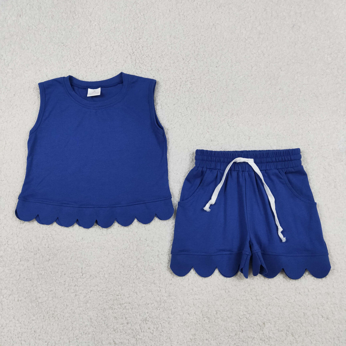 Scalloped Tank + Shorts Set