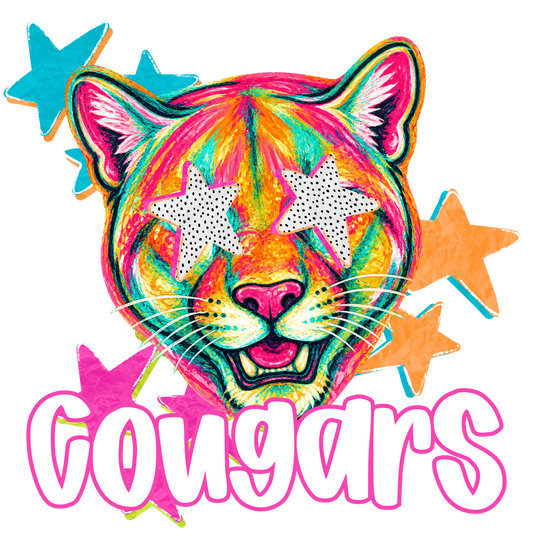 Neon Mascot Stars