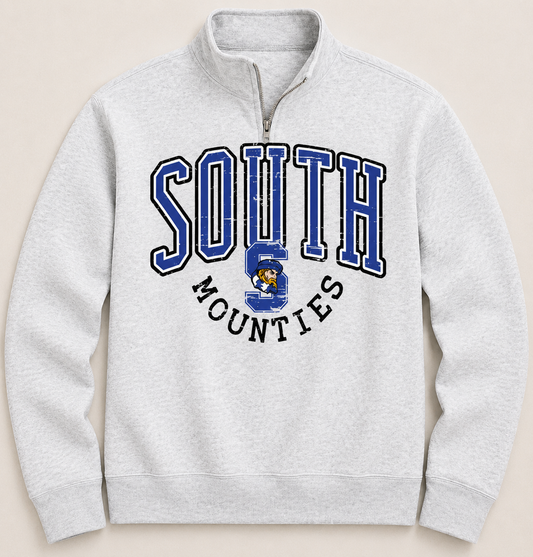 South Mounties Vintage Quarter-Zip Pullover