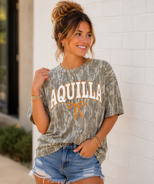 Aquilla Camo Bow Tee