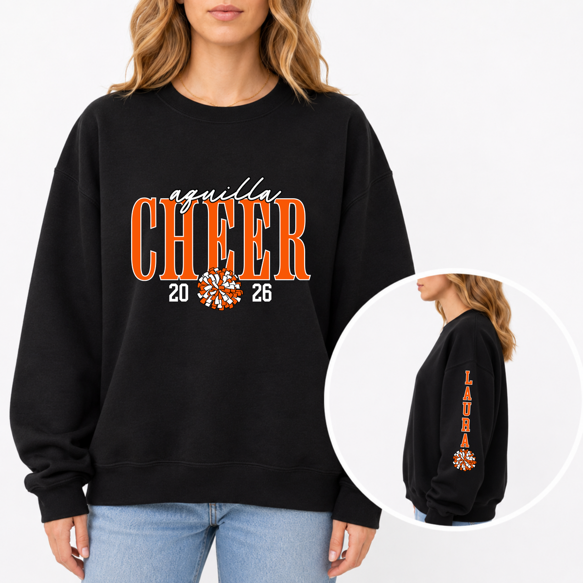 Cheer with Pom and Sleeve