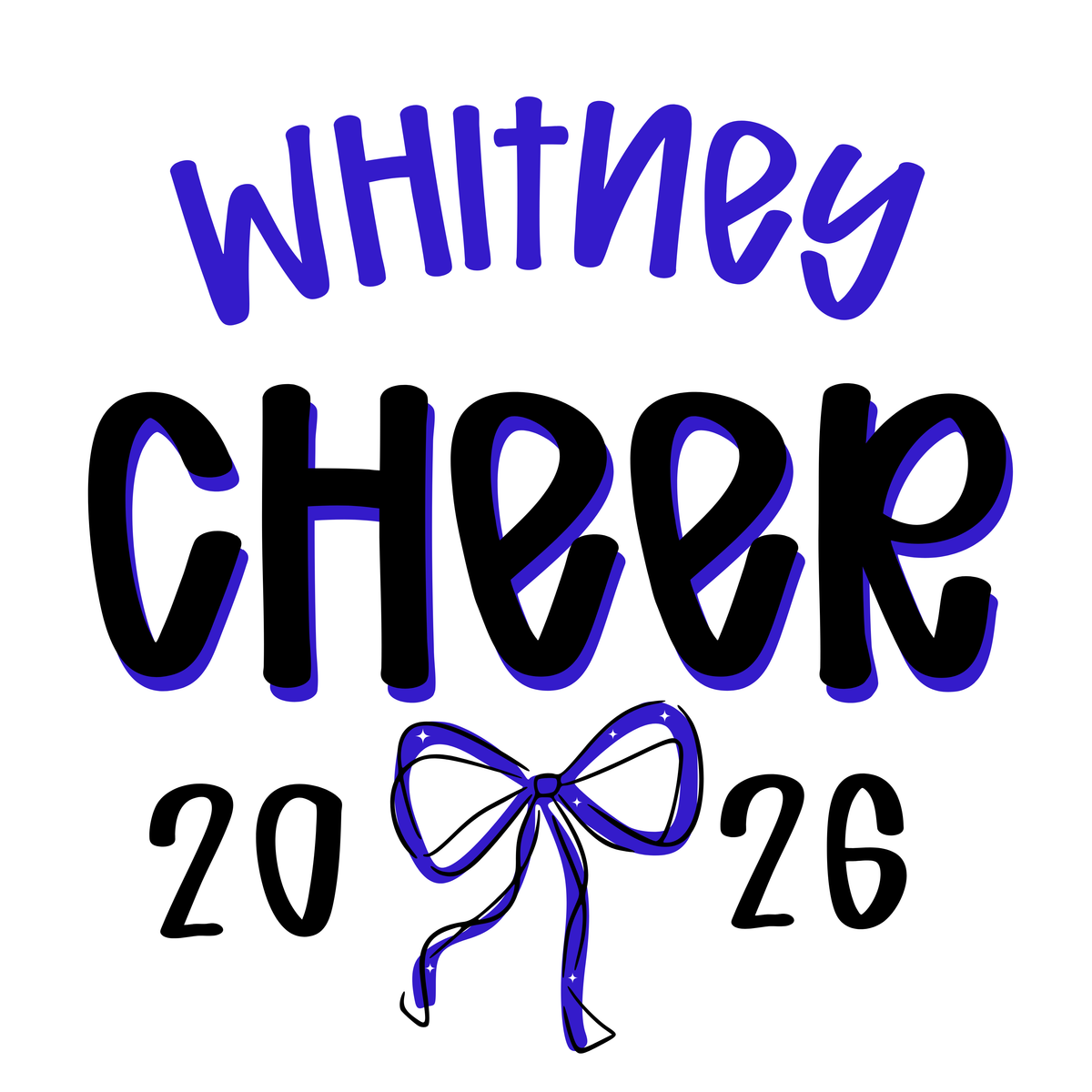Cheer Team  with Bow