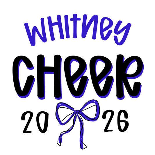 Cheer Team  with Bow