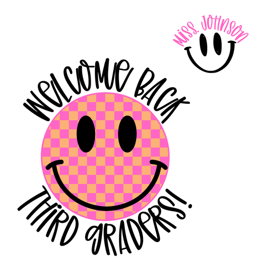Smiley Welcome Back To School
