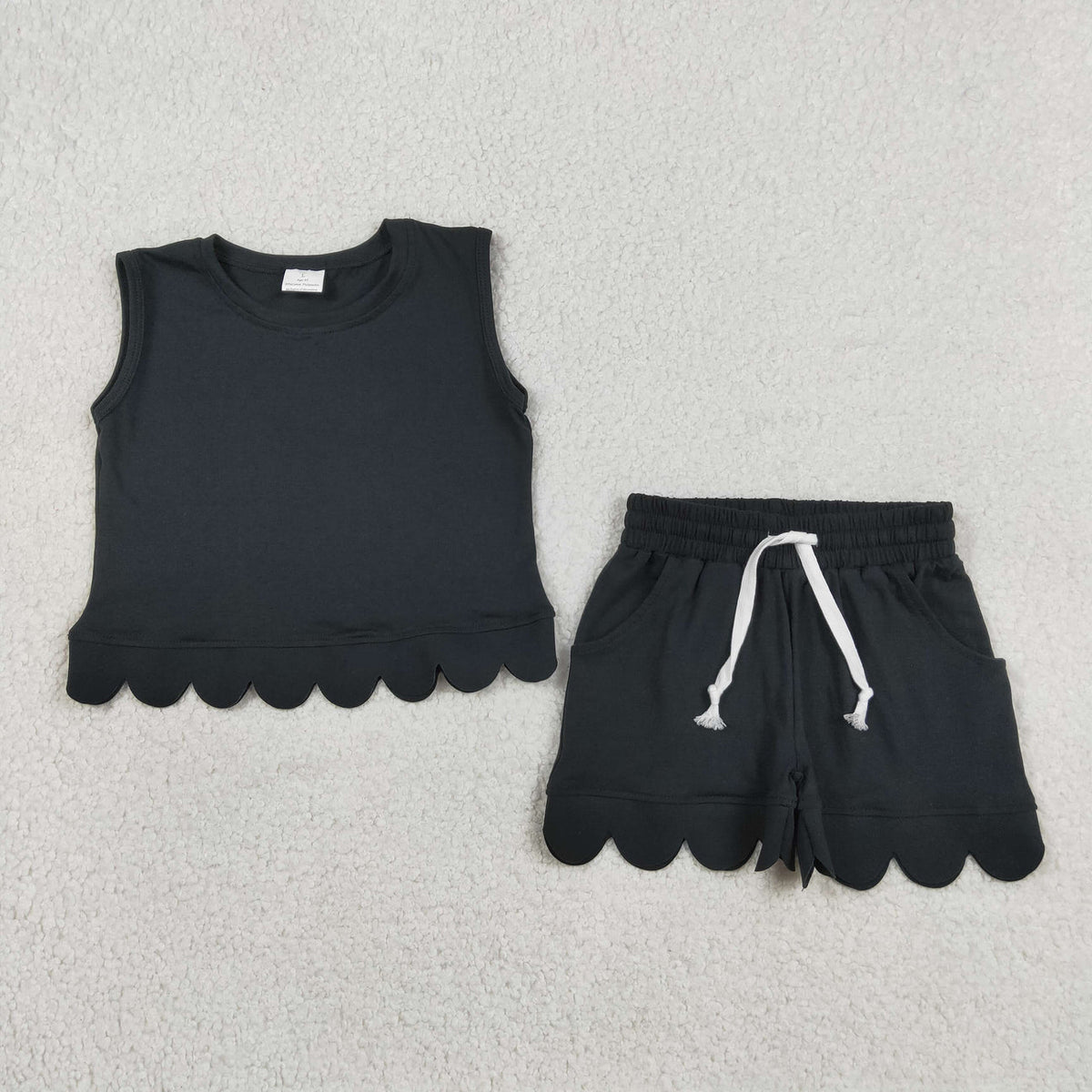 Scalloped Tank + Shorts Set