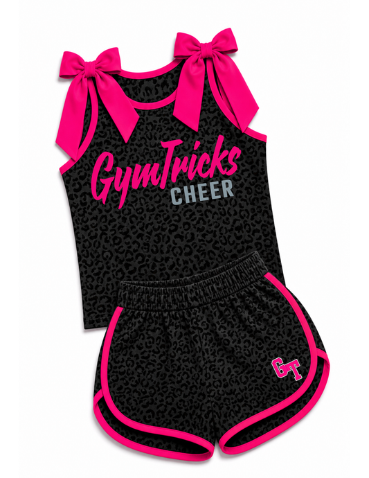 GymTricks Cheer Bow Tank & Shorts Set