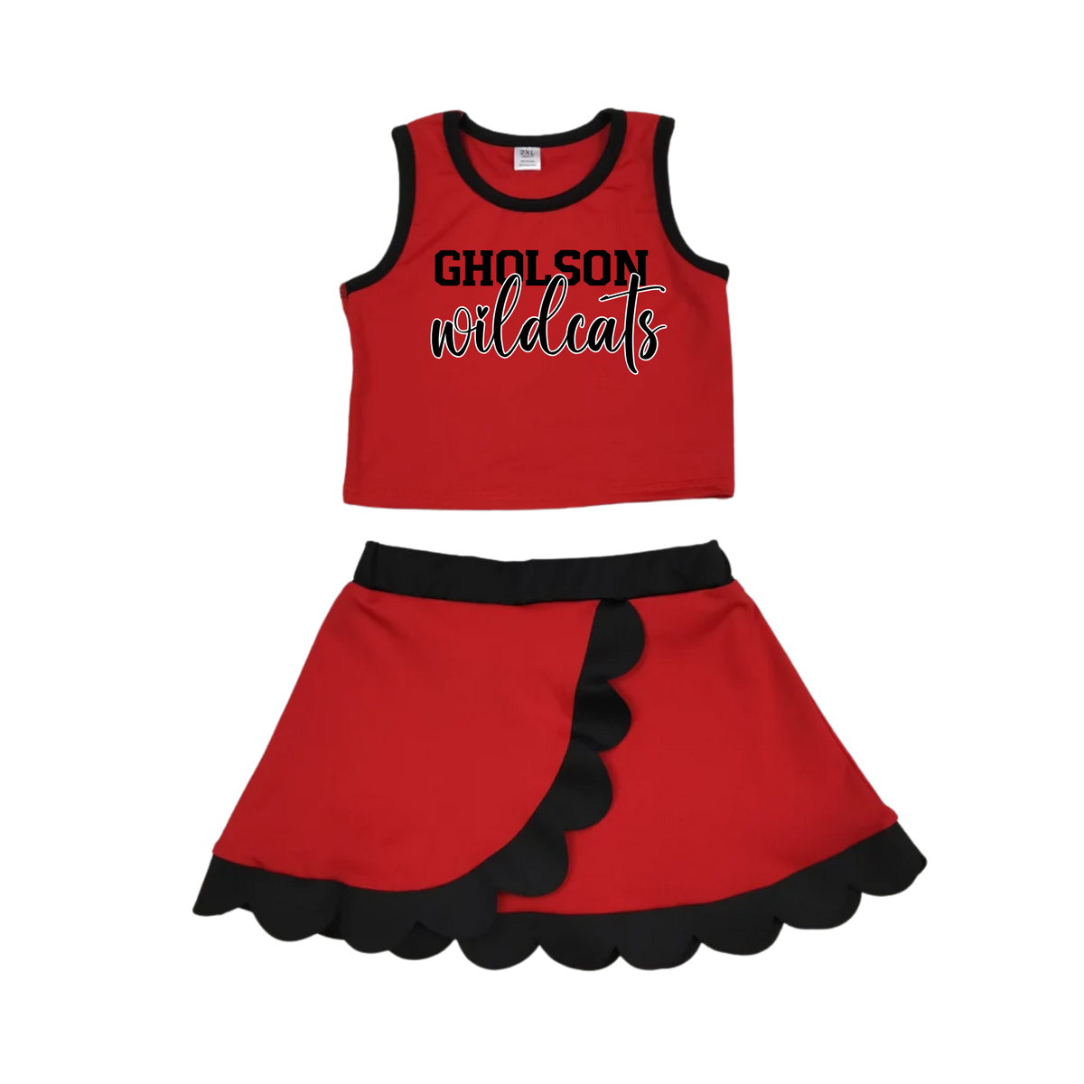 Gholson Wildcats Scallop Set