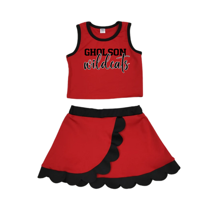Gholson Wildcats Scallop Set