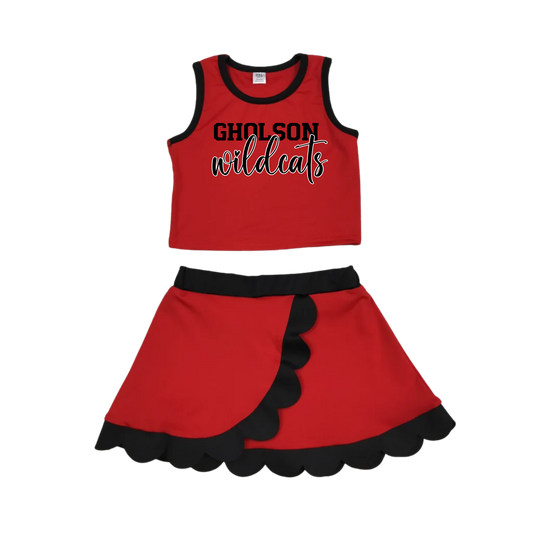 Gholson Wildcats Scallop Set