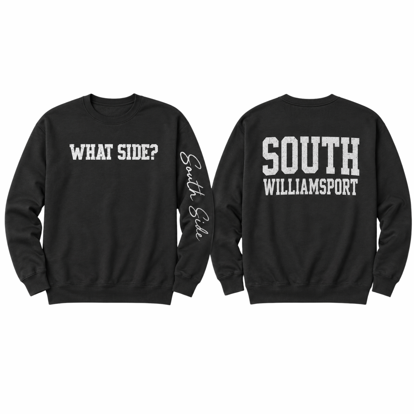 South Williamsport "What Side?" Premium Crewneck Sweatshirt
