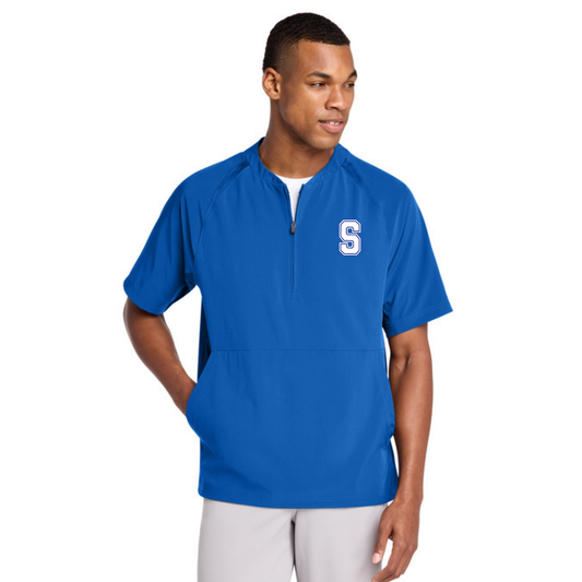 1/2 Zip Short Sleeve S