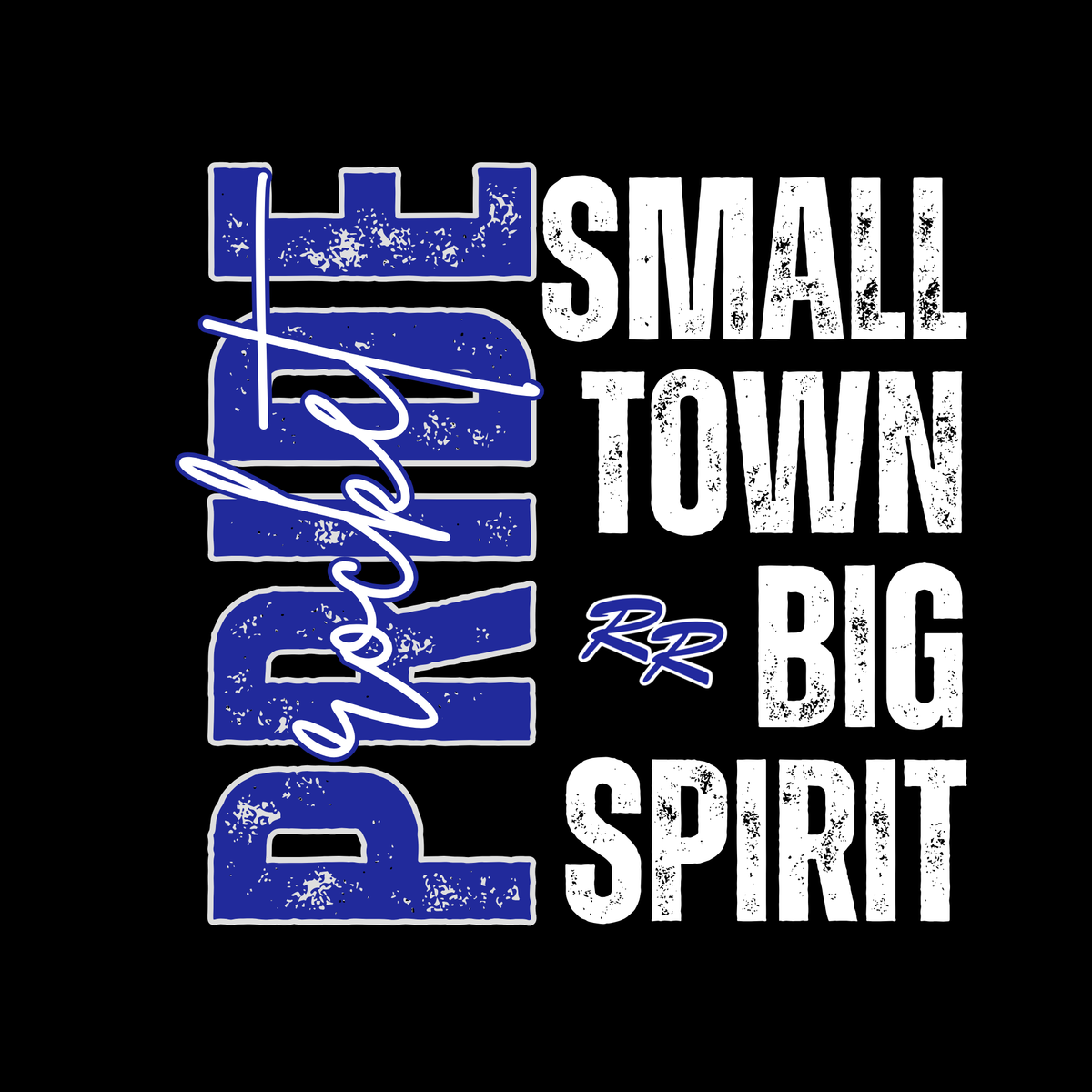 Robinson Rockets Small Town Big Spirit Tee