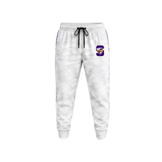 Sabinal White Camo Yellowjackets Joggers