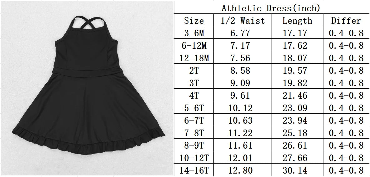 Gholson Wildcats Little Fan Ruffle Dress