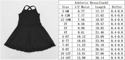 Gholson Wildcats Little Fan Ruffle Dress